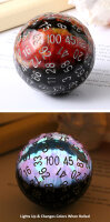 D100 Dice Dragon Eye Red