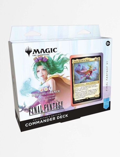 MTG - Final Fantasy Collectors Commander Deck- Revival Trance (Red, White, Black) - (English)