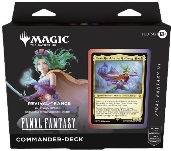 MTG - Final Fantasy Commander Deck- Revival Trance (Rot, Weiß, Schwarz) - (Deutsch)