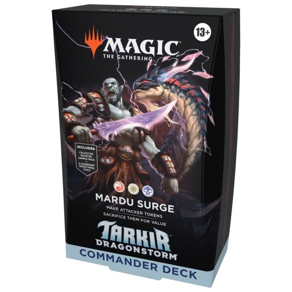 MTG - Tarkir: Dragonstorm Commander Deck- Mardu Surge (Red, Black, White) - (English)