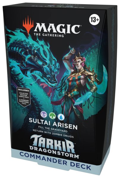 MTG - Tarkir: Dragonstorm Commander Deck- Sultai Arisen (Black, Green, Blue) - (English)