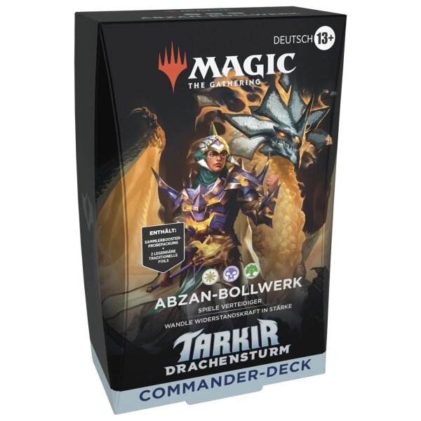 MTG - Tarkir: Drachensturm Commander Deck- Azban Bollwerk (Weiß, Schwarz, Grün) - (Deutsch)
