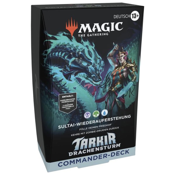 MTG - Tarkir: Drachensturm Commander Deck-Sultai Wiederauferstehung (Schwarz, Grün, Blau)- (Deutsch)