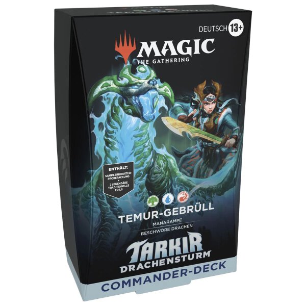 MTG - Tarkir: Drachensturm Commander Deck-Temur-Gebrüll (Grün, Blau, Rot)- (Deutsch)