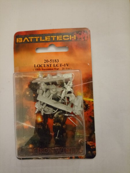 BattleTech Miniatures BT 20-5183 Locust LCT 1V Metal