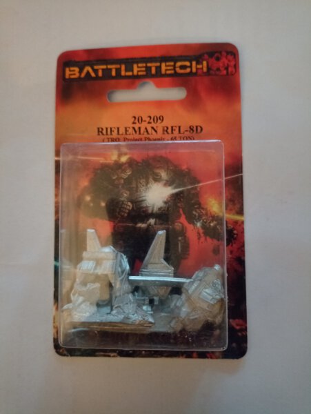 BattleTech Miniatures BT 20-209 Rifleman RFL-8D Metal