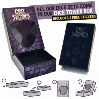 Ballistic Brass Metal RPG Dice Set