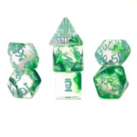 Würfelset Transparent: Nebula Bamboo (7)