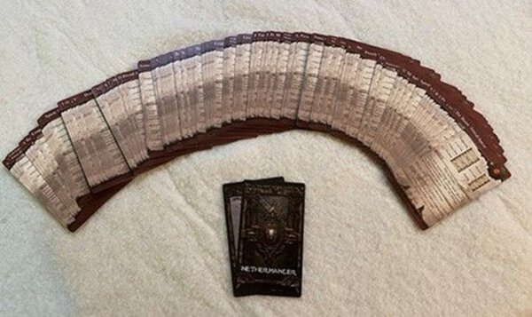 Earthdawn RPG Nethermancer Spell Card Deck (english)