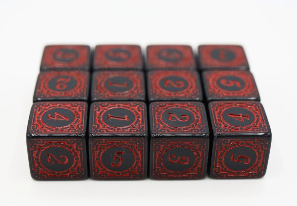 Magic Burst D6 Set Red (12)