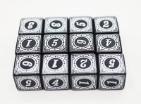 Magic Burst D6 Set White (12)
