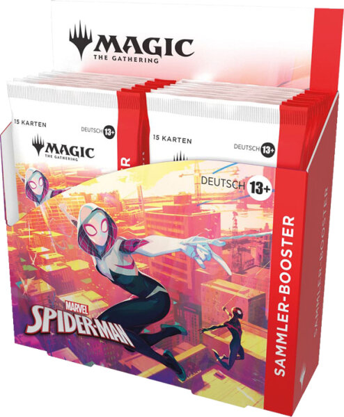 MTG - Marvels Spider-Man Sammler Booster Display (12 Packs) - DE