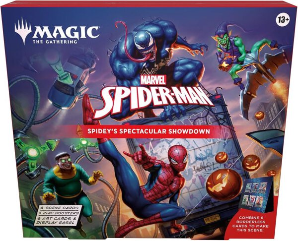 MTG - Marvels Spider-Man Scene Box Display (4 Boxes) - EN