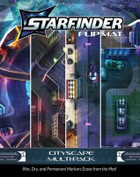 Starfinder Flip-Mat: CityScape Multi-Pack