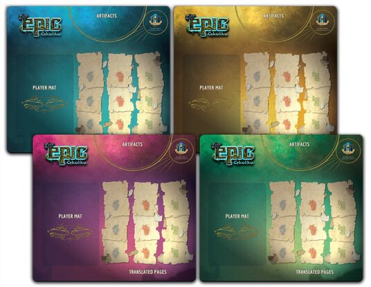 Tiny Epic Cthulhu 4-Pack Player Mats