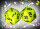 Vortex Bright Green/black Countup&down d20