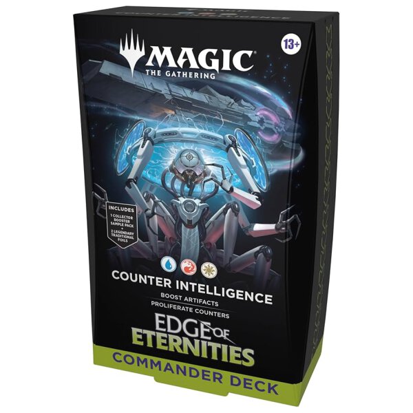 MTG - Edge of Eternities Commander Deck- Counter Intelligence (Blue, Red, White) - EN