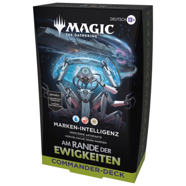 MTG - Am Rande der Ewigkeiten Commander Deck- Marken Intelligenz (Blau, Rot, Weiß) - DE