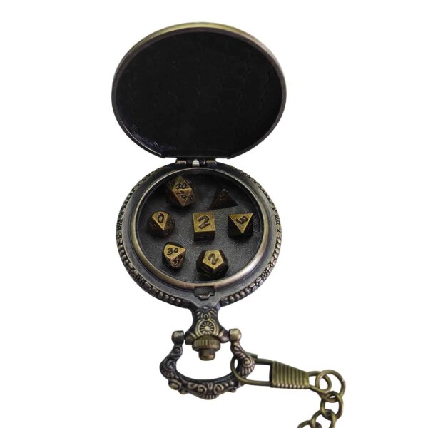 Würfelset: Metall Amulet – Dragon (7)