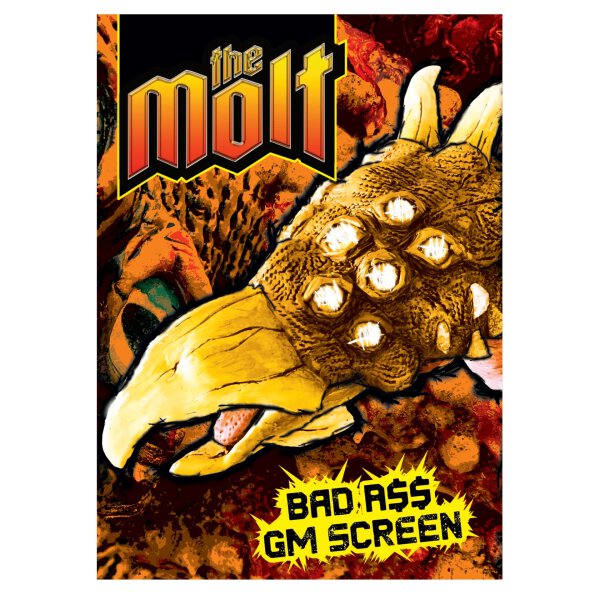 Mörk Borg RPG The Molt Bad A$$ GM Screen (english)