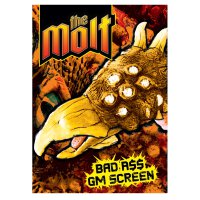 Mörk Borg RPG The Molt Bad A$$ GM Screen (english)