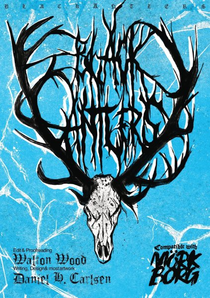 Mörk Borg RPG Black Antlers Deluxe Bundle