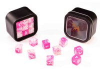 D6 Series 16mm Marble Pink & White (18)