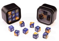 D6 Series 16mm Marble Blue & Gold (18)