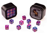 D6 Series 16mm Marble Blue & Purple (18)