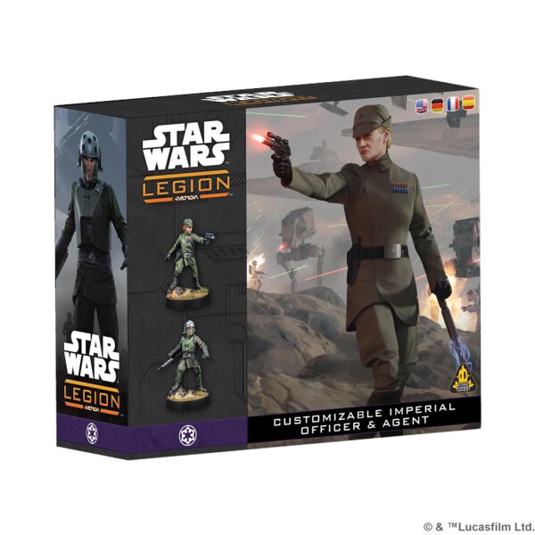 Star Wars Legion Customizable Officer & Agent (DE/EN)