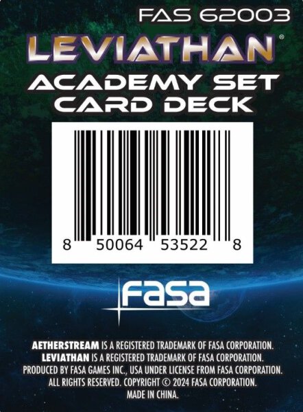 Leviathan Academy Set Card Deck