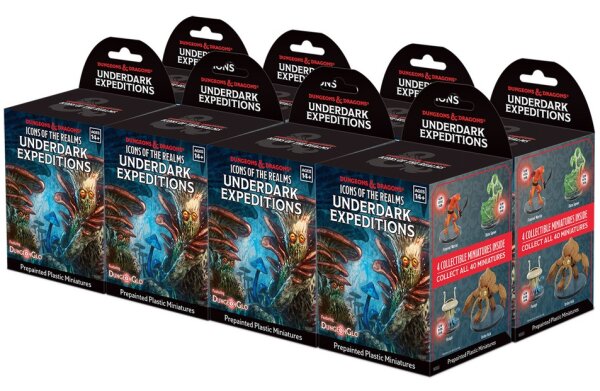 D&D Icons of the Realms Set 36 Underdark Expeditions Booster Brick (8)