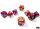 Gemini® Polyhedral Copper-Purple/white 7-Die Set (with bonus die)