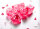 Translucent Mini-Polyhedral Pink/white 7-Die Set