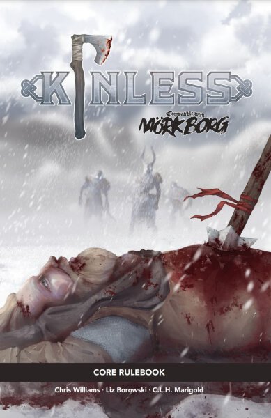 Mörk Borg RPG Kinless Solo Viking RPG Softcover