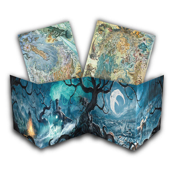 Crooked Moon RPG Wickermoor GM Screen & Maps