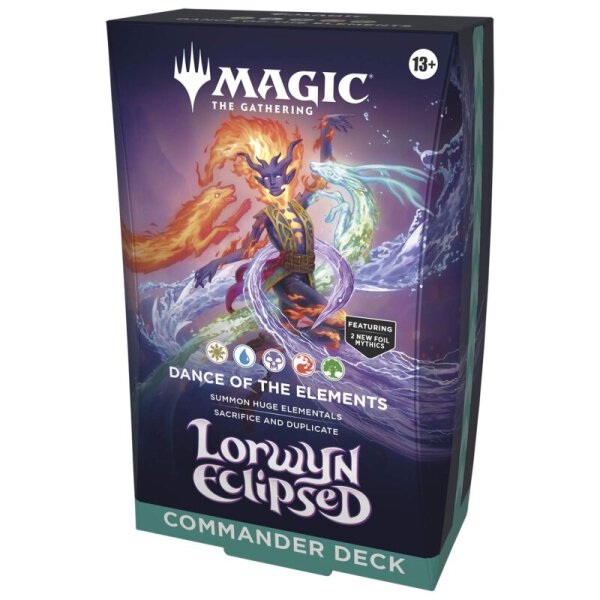 MTG - Lorwyn Eclipsed Commander Deck Dance of the Elements (White, Blue, Black, Red, Green) - EN