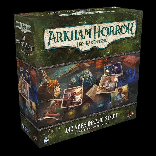 Arkham Horror: Das Kartenspiel - Die Versunkene Stadt (Ermittler-Erweiterung)