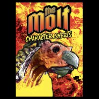 Mörk Borg RPG The Molt Character Sheet Tear-Pad