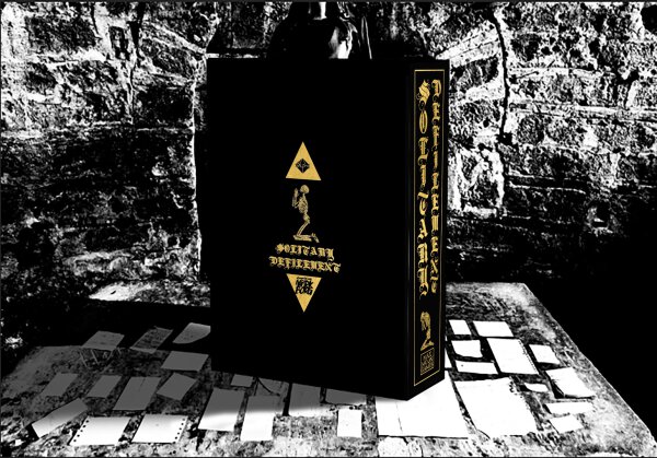 Mörk Borg RPG Sölitairy Defilement Futility of Prayer Boxed Set