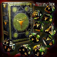 Elder Dice Yellow Sign Dim Carcosa Polyhedral Set (10)