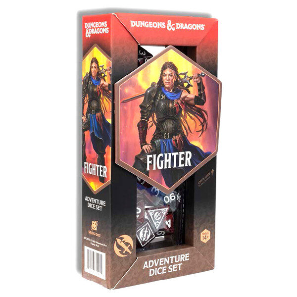 D&D Adventure Dice Fighter Red (14) Refresh