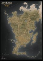 Das Schwarze Auge ELF: Aventurien Stoffkarte