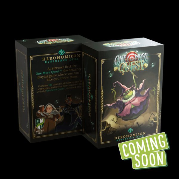 One More Quest RPG Heronomicon Reference Deck
