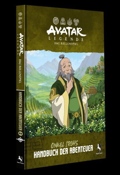 Avatar Legends – Das Rollenspiel: Onkel Irohs Handbuch der Abenteuer (Hardcover) (deutsch)
