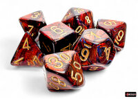 Scarab® Blue Blood™/gold Mega-Hedral® 7-Die...