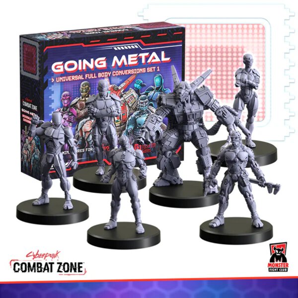 Cyberpunk Red Combat Zone Going Metal Full Body Conversion Kit 1 (english)