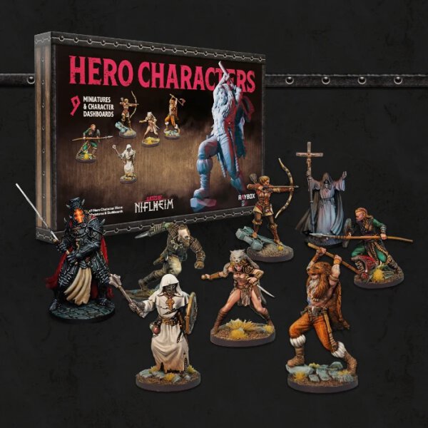 Gates of Niflheim Hero Characters Miniatures Set