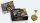 D&D Dragon Scale Metal Dice Set Gold