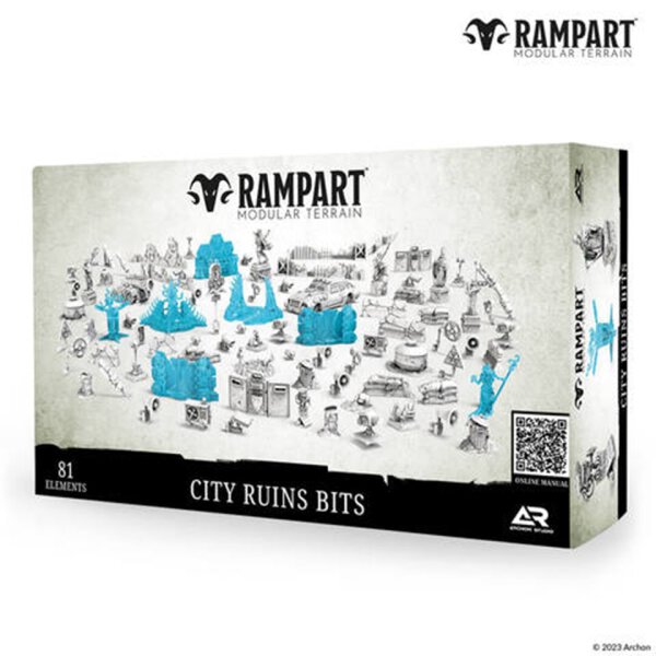CITY RUINS BITS RAMPART Modular Terrain set